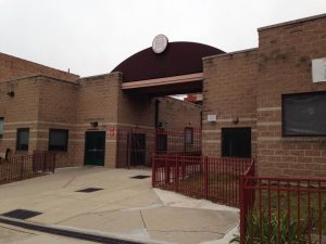 HELP U.S.A.'s Crotona 2 home shelter, where Melissa Diaz works as a security guard. Photo by Deena Farrell 