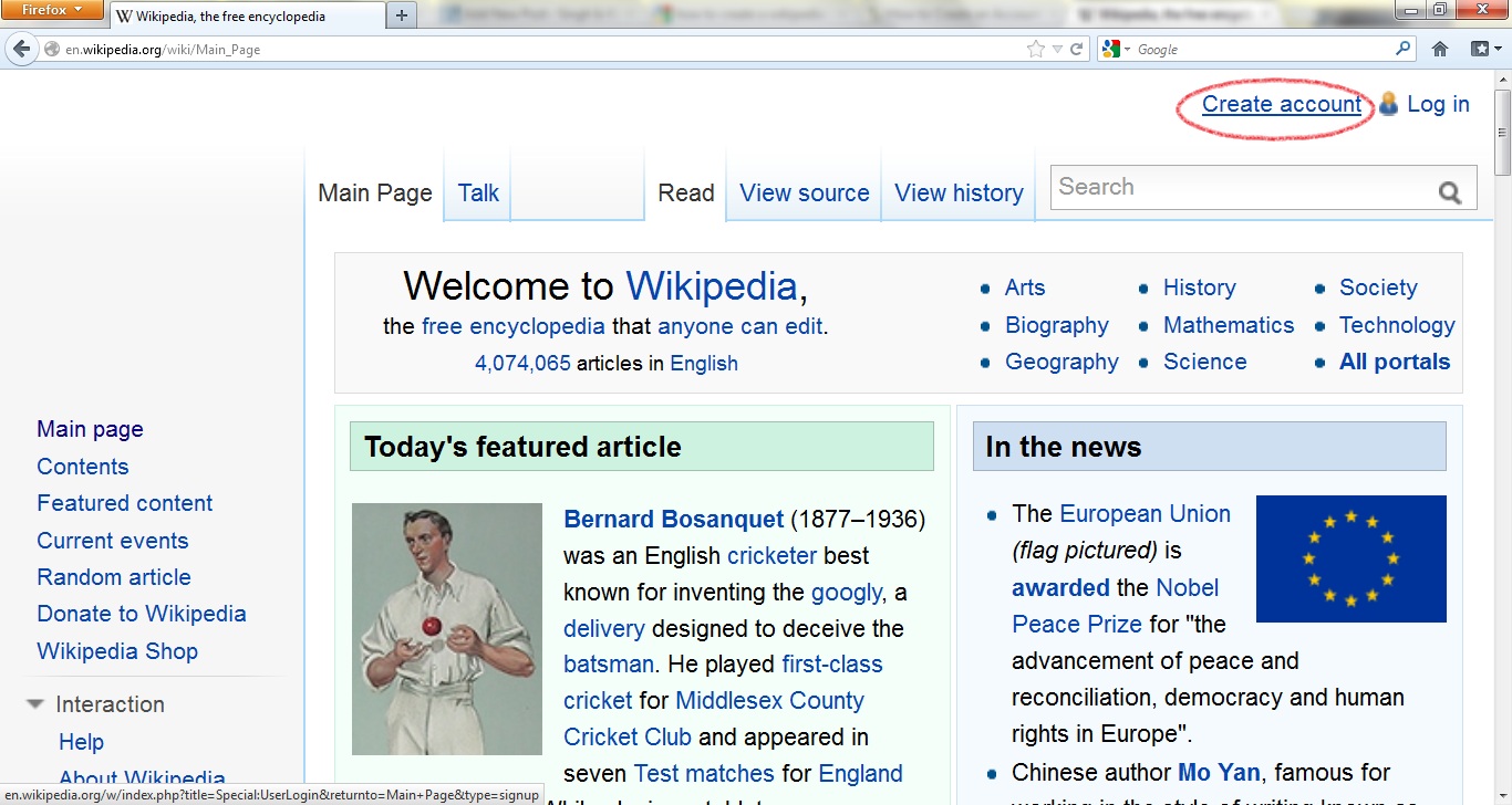 How to Create a Wikipedia Page