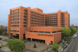 Lincoln Hospital located in the South Bronx, New York