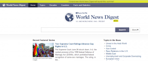 World News Digest--new summer 2013 platform