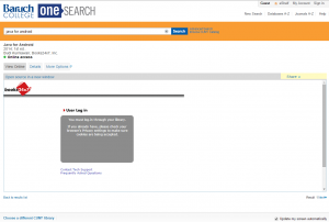 OneSearch--Books24x7 error page